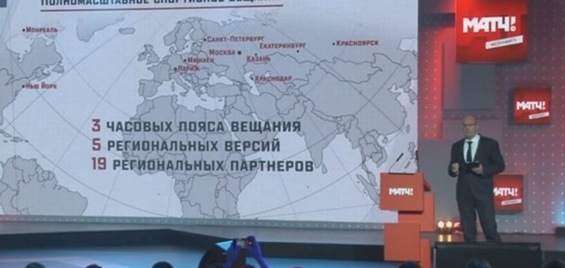 У Росії зганьбилися з презентацією головного спортивного каналу країни