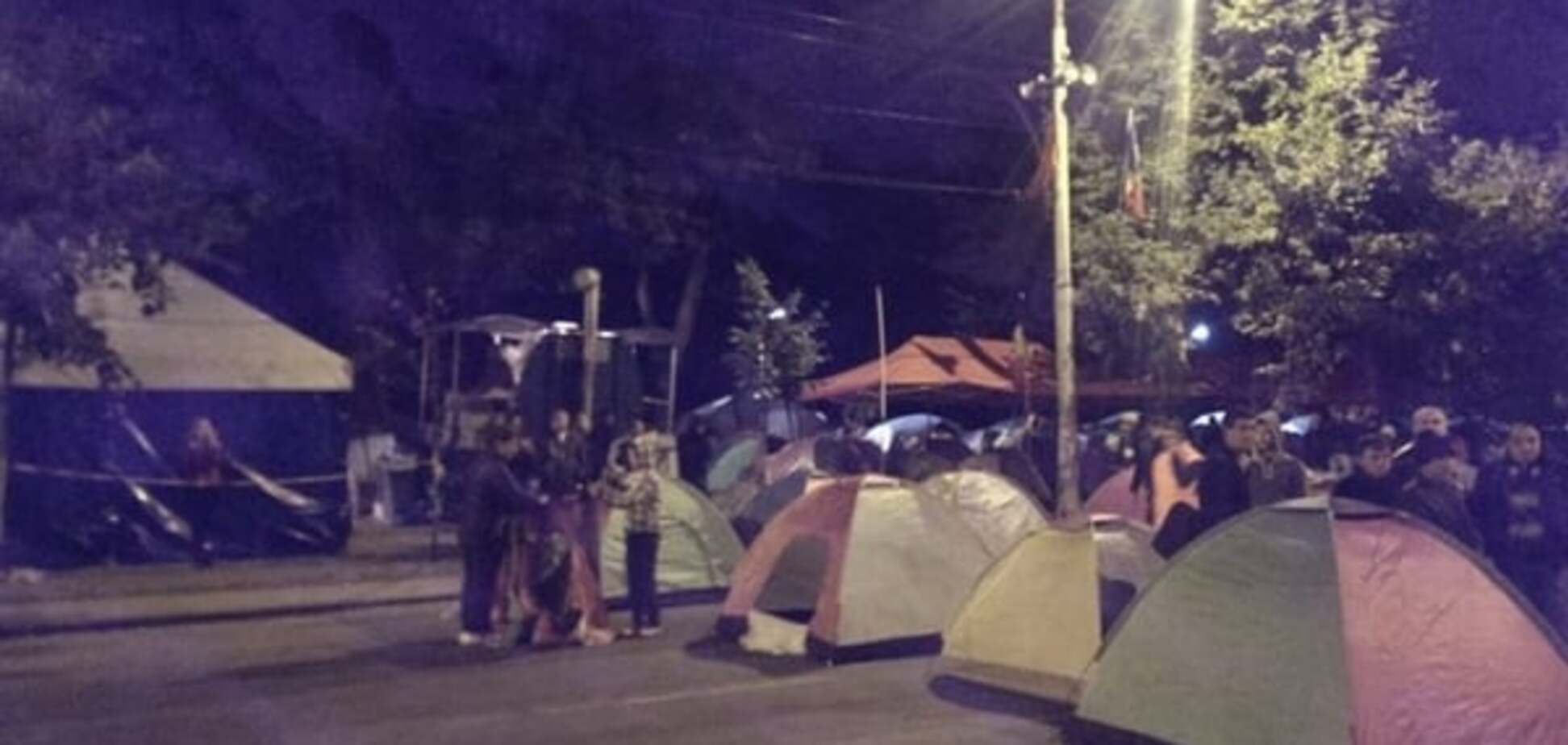 Протесты в Кишиневе: активисты перекрыли центр города