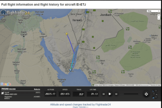 Российский самолет резко потерял высоту перед пропажей: доказательства