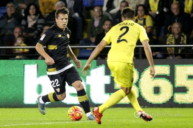 Голевой пас Коноплянки не смог спасти 'Севилью' в чемпионате Испании: видео момента