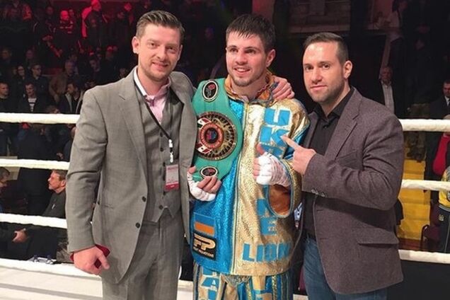 Украинец Хитров нокаутом выиграл свой первый титул на профи-ринге