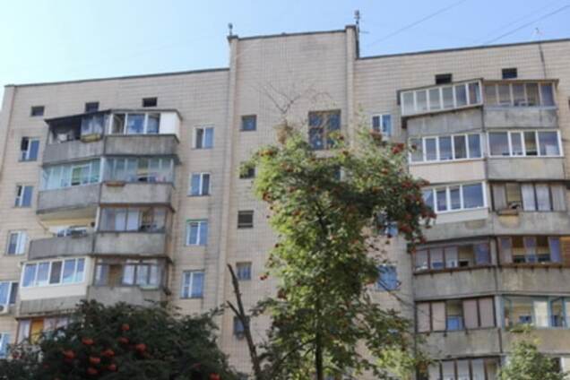 В Киеве горела девятиэтажка