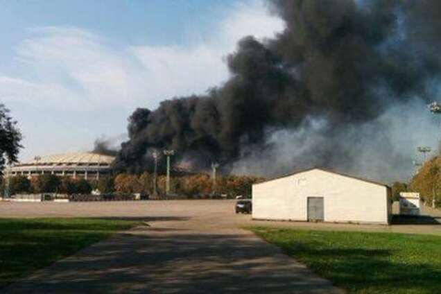 Как в России горела главная арена чемпионата мира-2018: видео пожара
