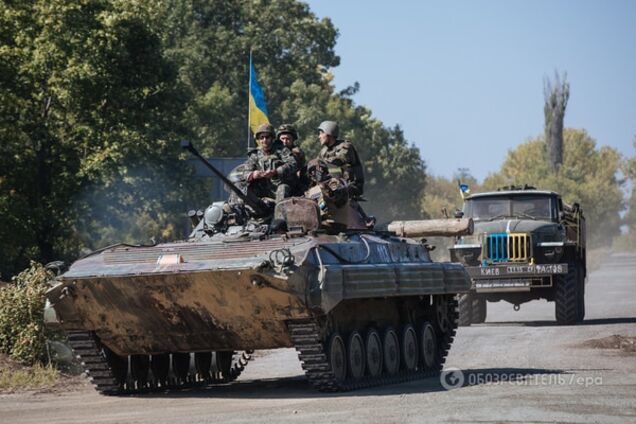 На Луганщине начался отвод танков от линии разграничения