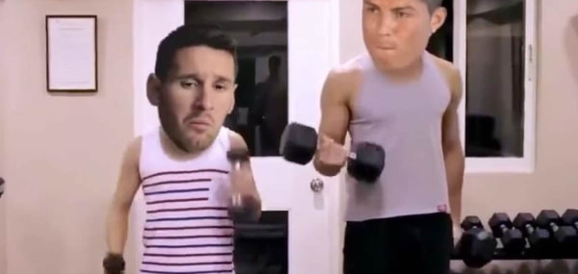 Роналду и Месси засунули в культовый сериал 'Друзья': комическое видео