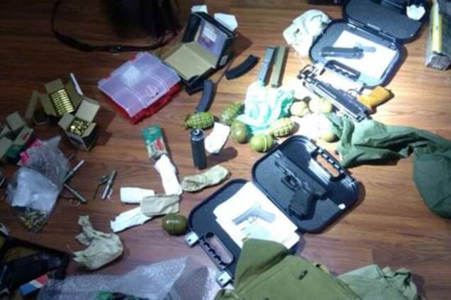 На Київщині СБУ вилучила велику партію зброї із зони АТО