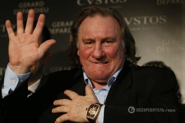 Депардье в Москве распинался о своей 'русской натуре'