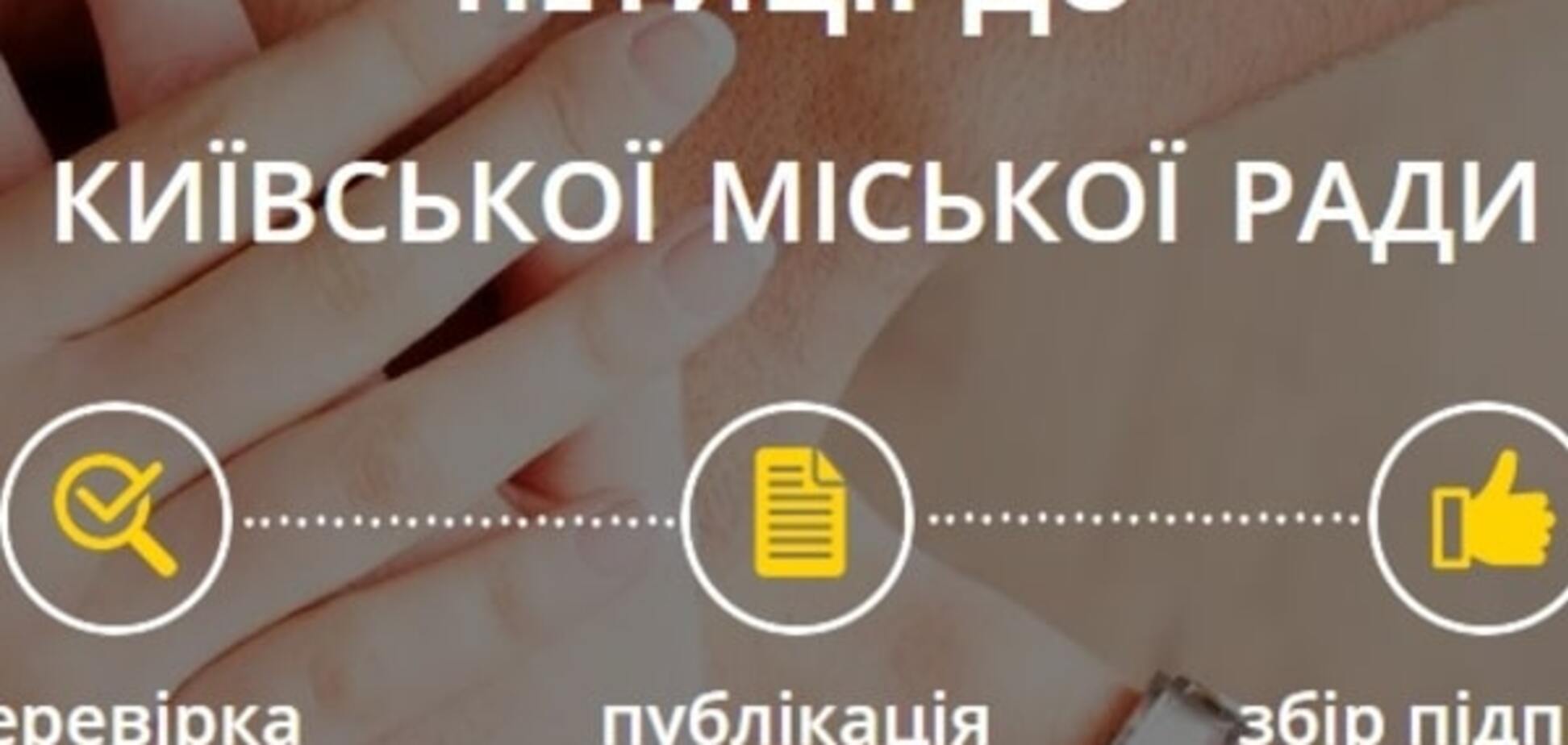 Киеврада начала принимать электронные петиции от граждан
