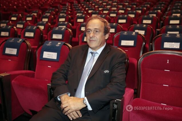 Мишель Платини покинул пост президента УЕФА