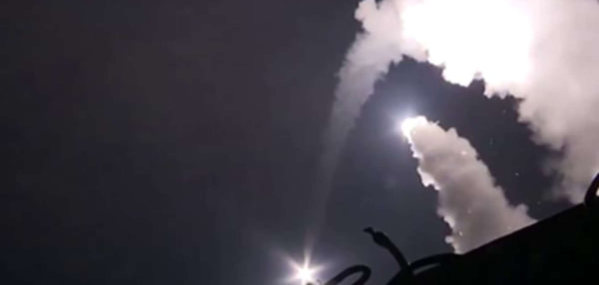 В сети появилось видео российских ракет, летящих над Курдистаном 