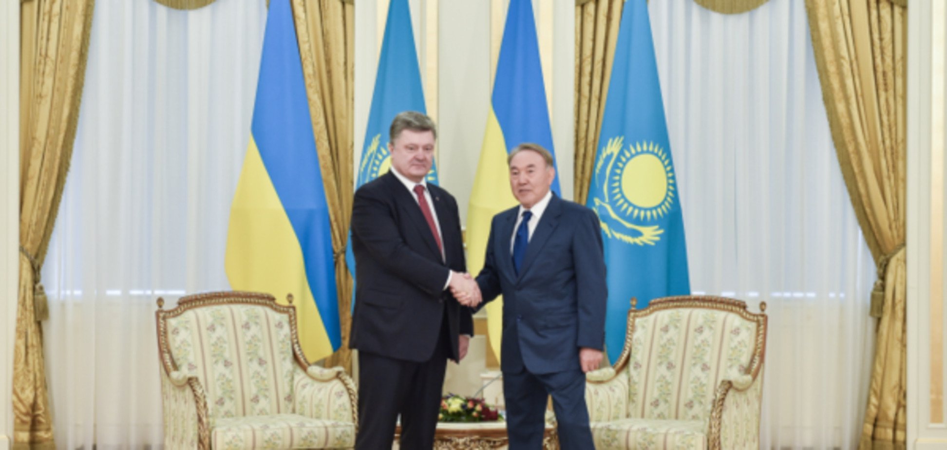 Порошенко намерен активизировать сотрудничество Украины с Казахстаном