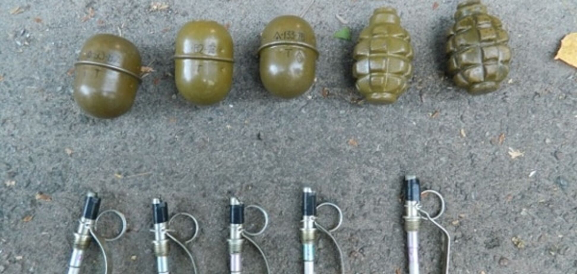 В Киеве задержали мужчину с пакетом гранат