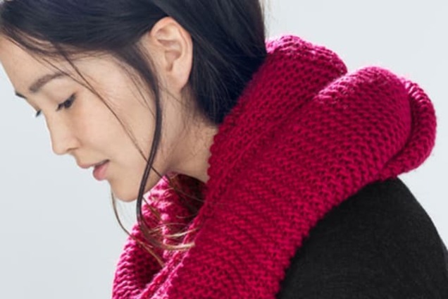 7 способов, как можно носить шарф-хомут