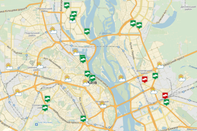 Де в Києві забруднене повітря: опублікована актуальна мапа