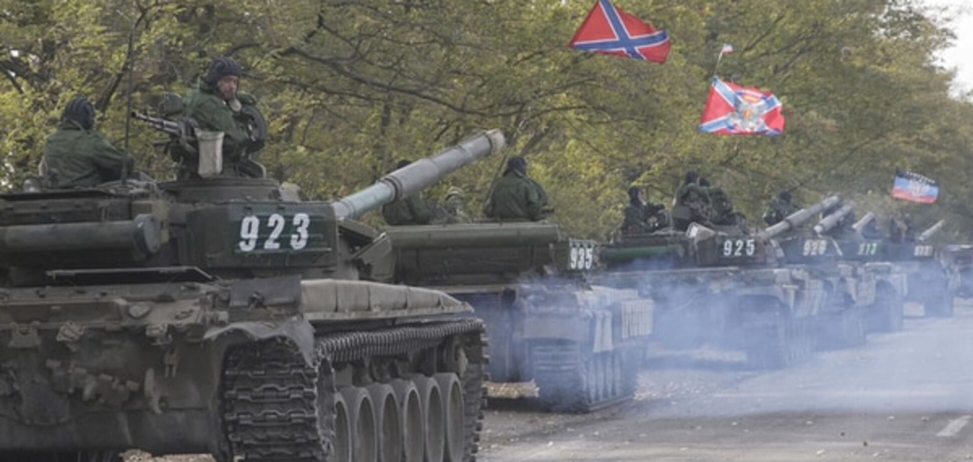 На Донбассе террористы вместо отвода массово перебрасывают бронетехнику, артиллерию и живую силу