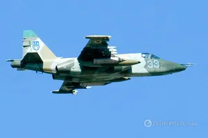 Под Запорожьем разбился боевой самолет Су-25