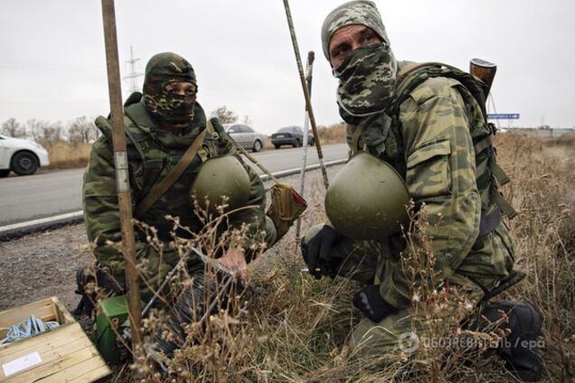 Террористы пытались вытеснить бойцов АТО с их позиций на Донбассе