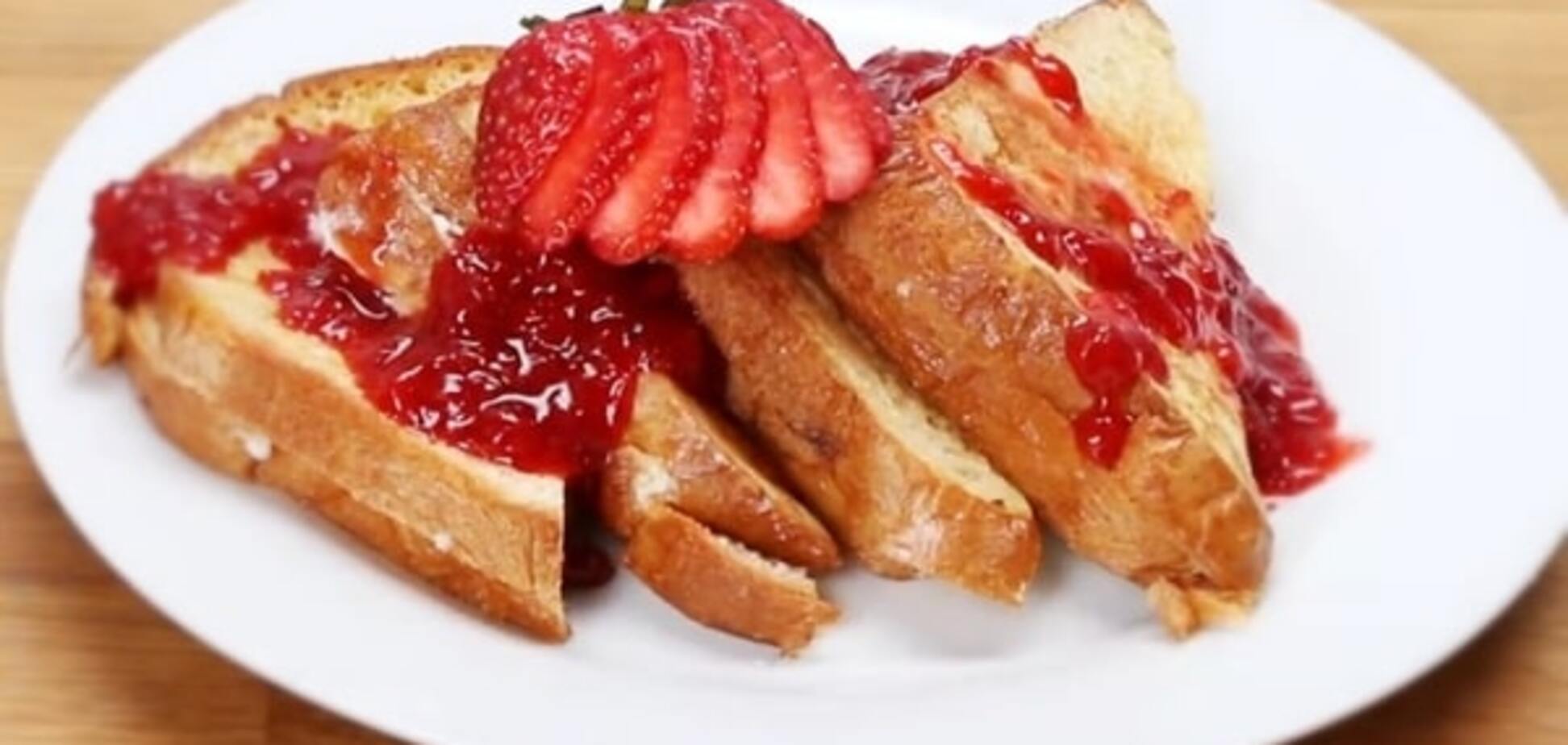 Как приготовить настоящие французские тосты: видеорецепт