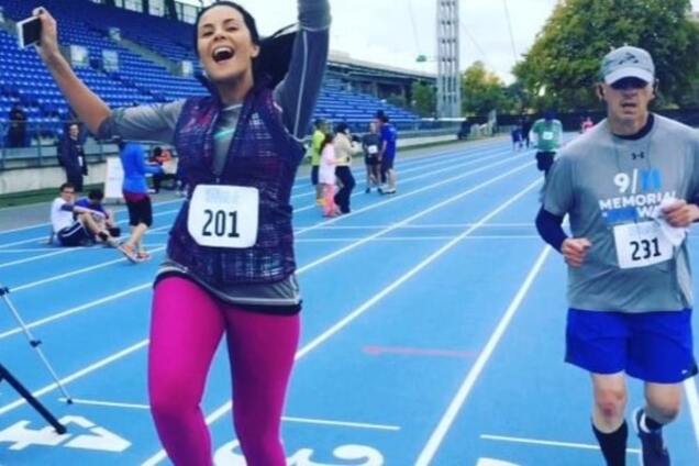 Сбылась мечта: похудевшая Каменских пробежала марафон в Нью-Йорке