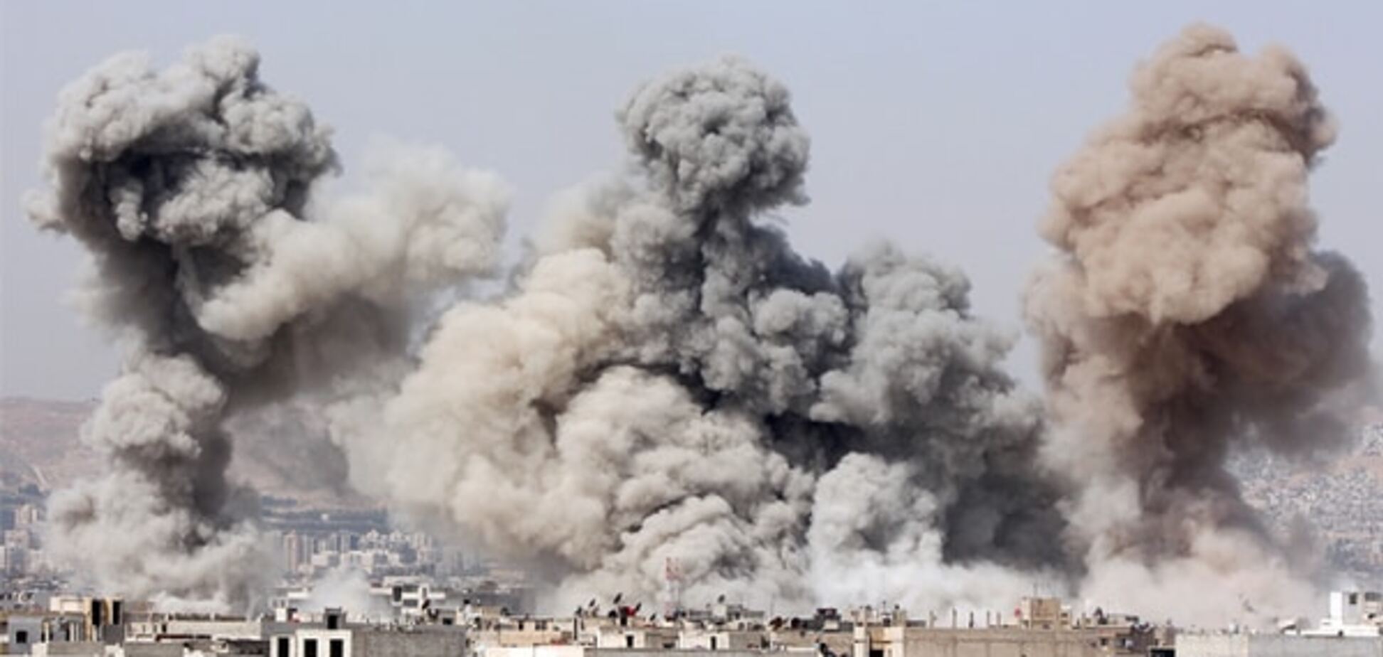Росія вирішила бомбити нові міста в Сирії