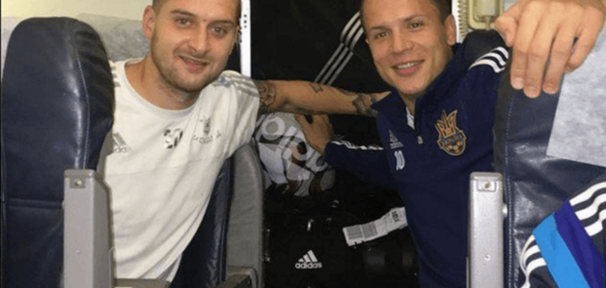 'Без туалета, но с победой': Коноплянка похвастался забавным фото после игры со Словенией