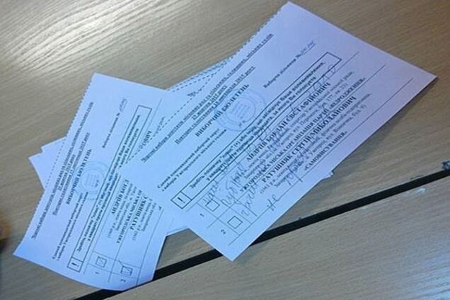 'Голосуй не голосуй': украинцы выбирали Чака Нориса и матерились в бюллетенях. Фоторепортаж