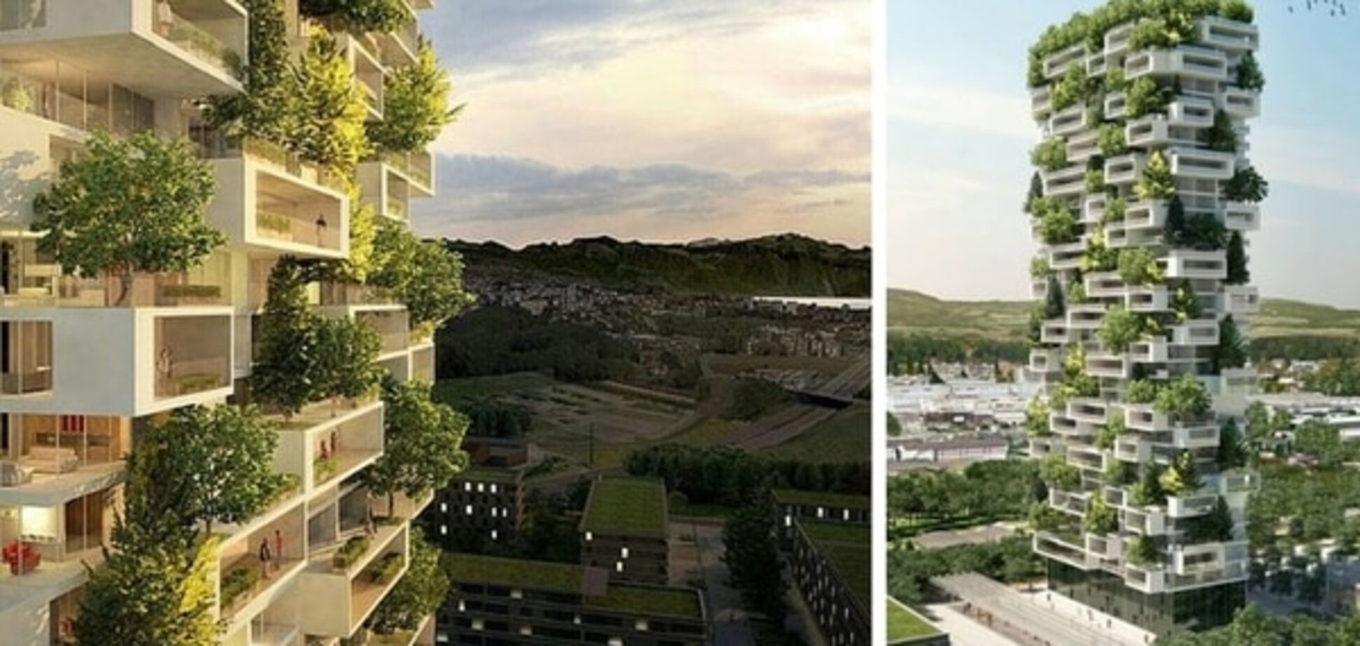 Зимой и летом одним цветом: в Швейцарии построили вечнозеленый небоскреб