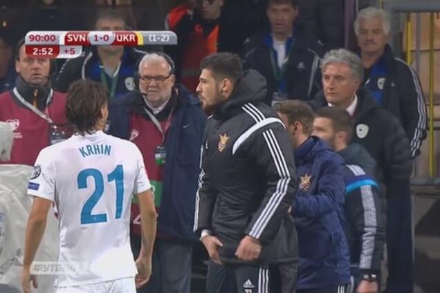 'Сос*те!'. Украинский вратарь эффектно поставил на место футболистов сборной Словении