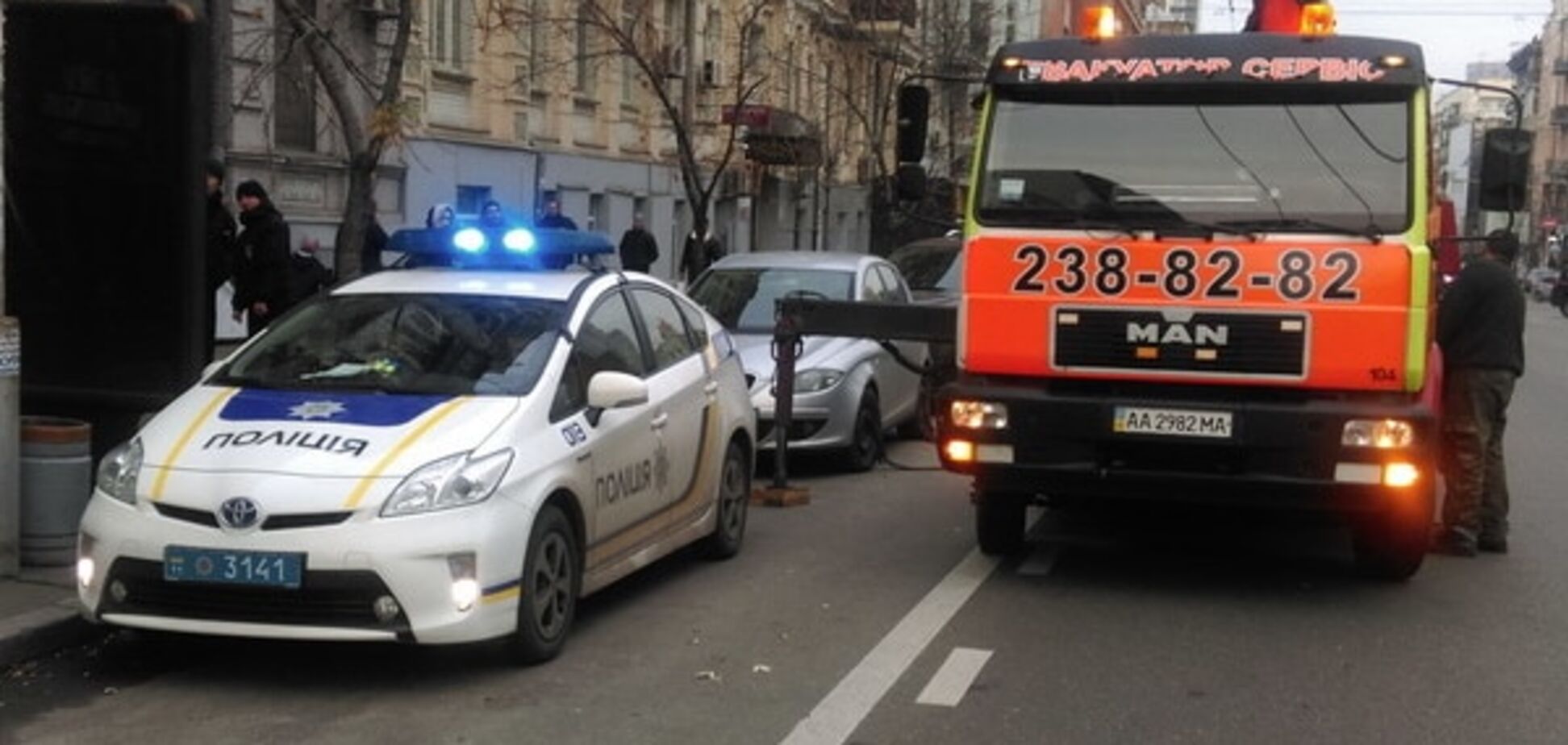Полиция Киева эвакуировала 113 машин за 6 дней  