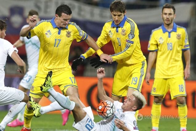 'Россия!': сборную Украины грязно провоцировали в Словении