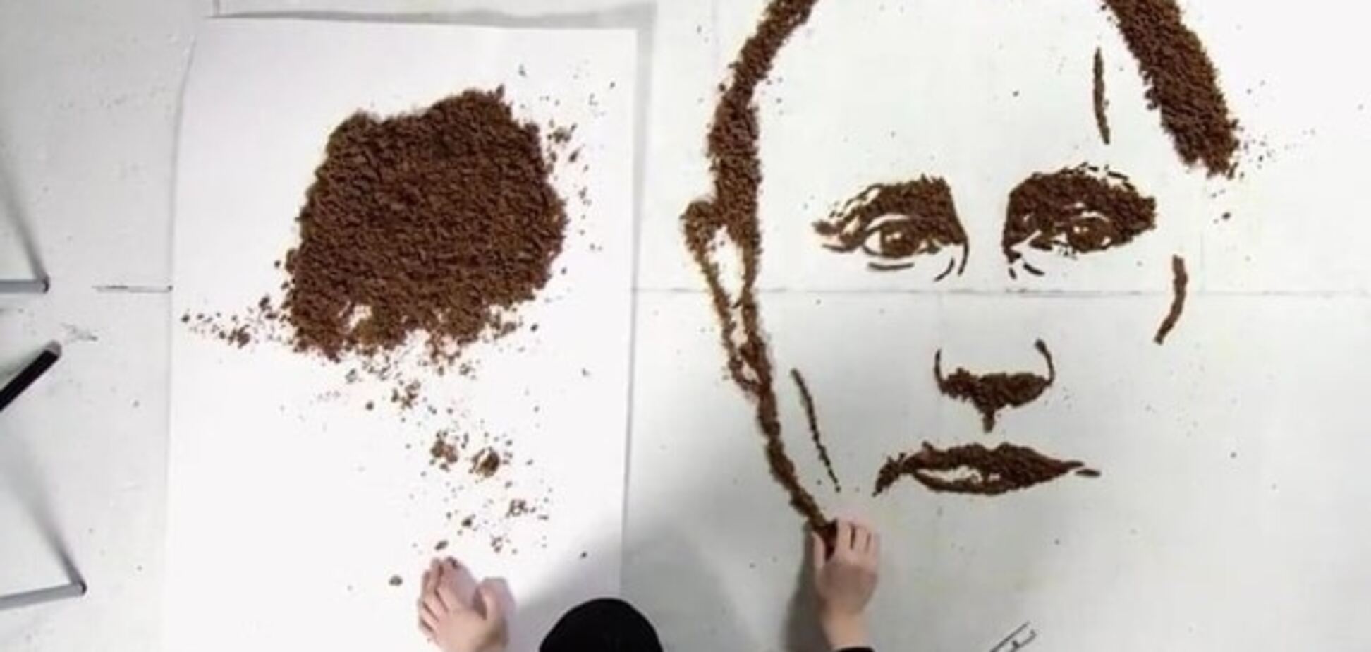 В Литве портрет Путина скормили курам: опубликованы фото и виде