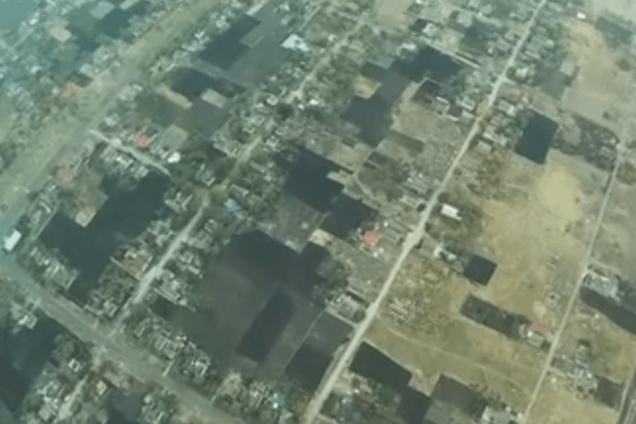 Птенчик долетел: аэроразведка показала уникальные кадры с 'раненого' беспилотника. Видеофакт