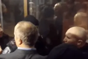 Потасовка с Добкиным продолжилась на улице