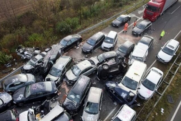 Киев и Одесская область лидируют по количеству ДТП: инфографика