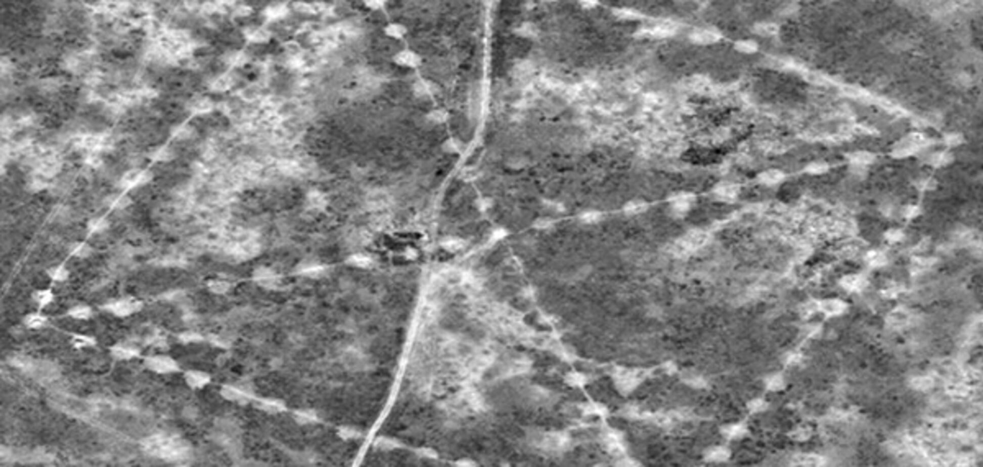 NASA обнаружило в Казахстане древнюю свастику: фотофакт