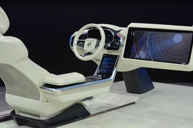 Volvo показала интерьер 'Машины времени'