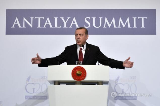 Эрдоган заявил, что российский Су-24 сбили по правилам