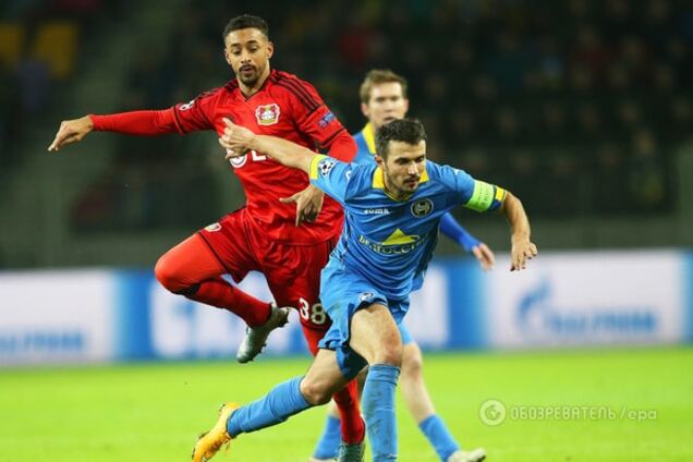 БАТЭ – Байер – 1-1: видео-обзор матча