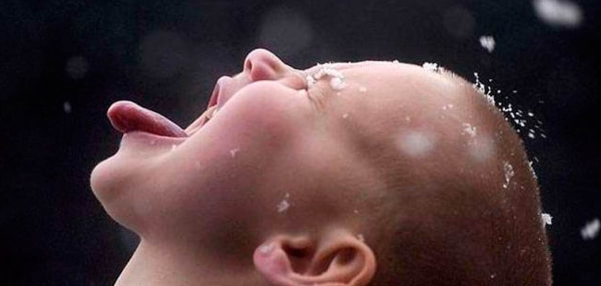 Сеть покорило фото с милой реакцией малышки и собаки на первый снег