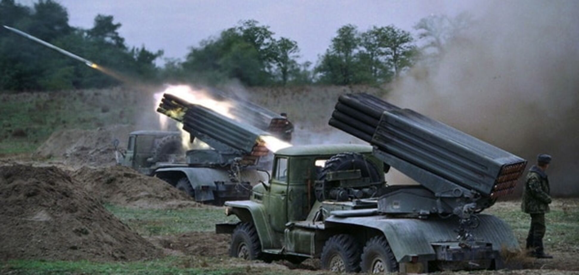 Боевики из 'Градов' обстреляли оккупированную Горловку