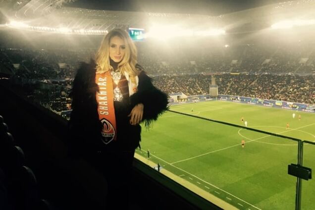 LOBODA вместе с Дарио Срна поддержала донецкий 'Шахтер' во Львове