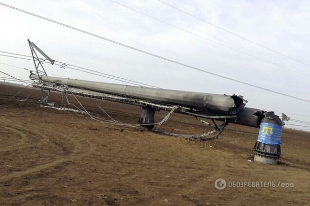 'Укрэнерго' пока не планирует пускать свет в Крым