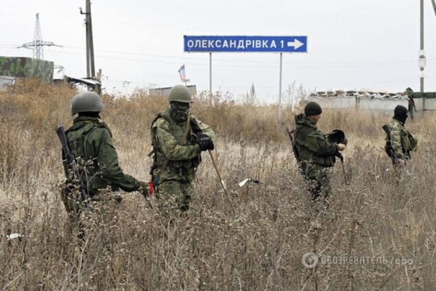 Террористы атаковали Марьинку из 82-мм минометов