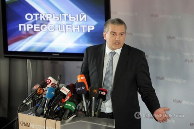 Аксьонов пообіцяв окупованому Криму енергоміст з Росії на початку грудня