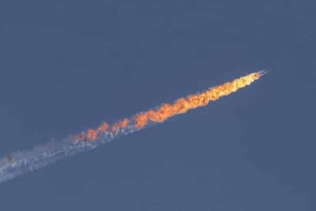 Москва: турецкие F-16 сбили российский Су-24 из засады