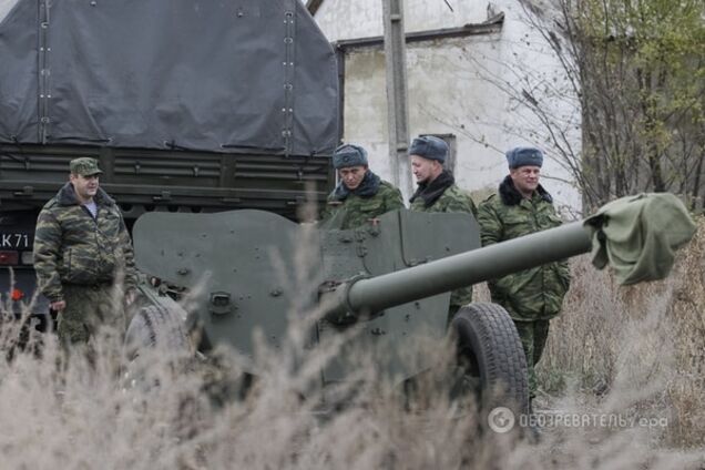 Террористы обстреляли Красногоровку из боевых машин пехоты и стрелкового оружия