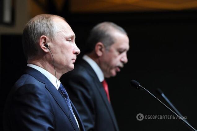 Эрдоган посоветовал Путину 'не играть с огнем'
