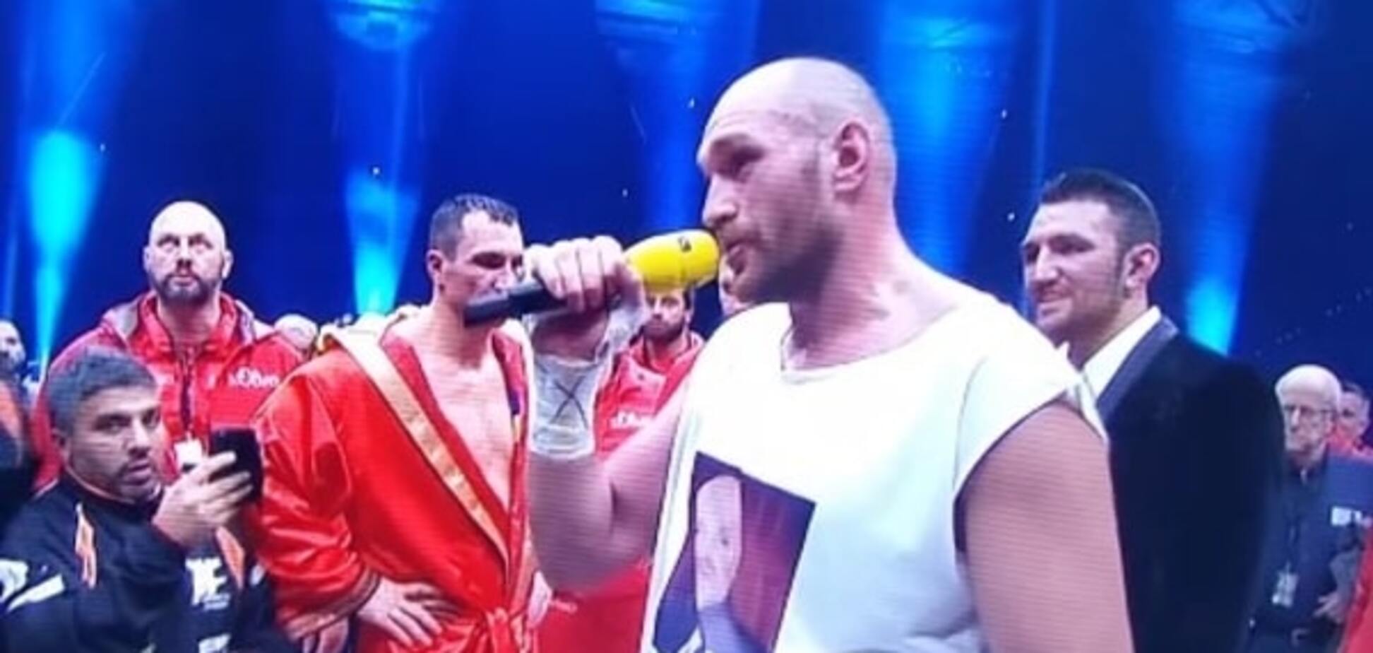 Тайсон зажег на ринге песней после победы над Кличко: эмоциональное видео