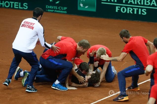 Эмоции зашкаливают! Финал Кубка Дэвиса завершился сумасшествием англичан: яркое видео