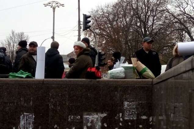 В Киеве проходит митинг УКРОПа